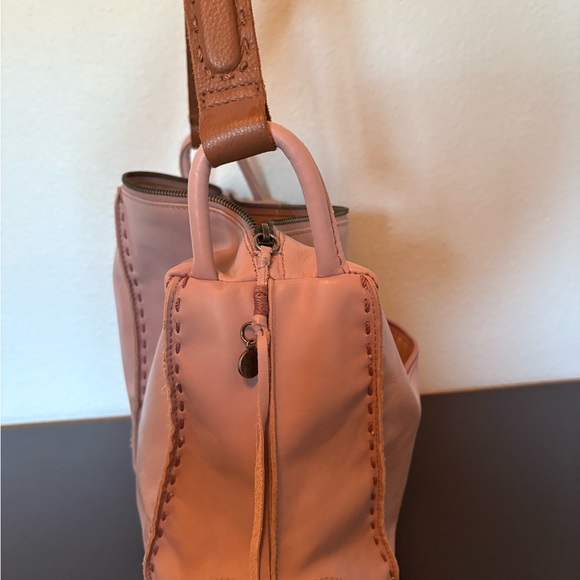 The Sak Elegant Pink Leather Shoulder Bag - Picture 4 of 4